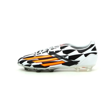 Adidas F30 FG (WC) Fussballschuhe running white-neon orange-black - 44 - 