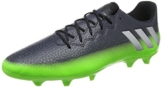 adidas Herren Messi 16.3 FG Fußballschuhe, Grau (Dark Grey/Silver Met./Solar Green), 44 2/3 EU -