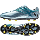 adidas Performance Messi 15.1 FG/AG, Herren Fußballschuhe, Silber (Matte Ice Metallic/Bright Yellow/Core Black), 43 1/3 EU (9 Herren UK) -
